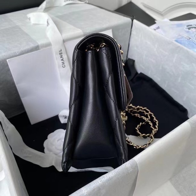 CHANEL mini flap bag AS2468 black