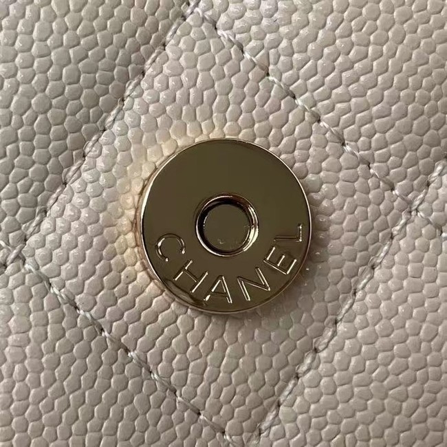 CHANEL mini wallet on chain AP2136 Apricot