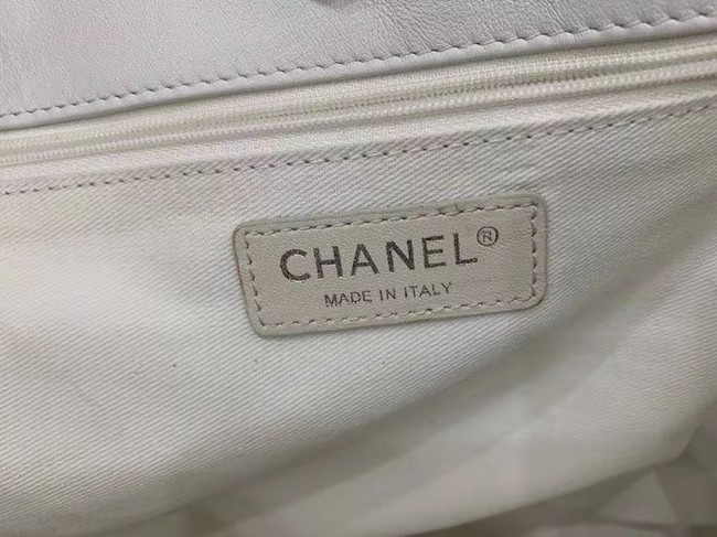 Chanel Original Leather Shopping Bag AS8473 white