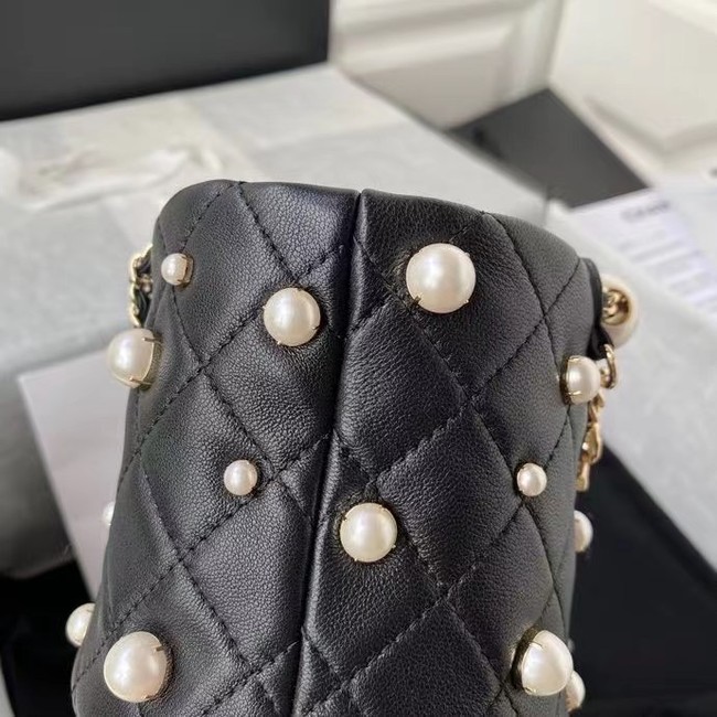 Chanel mini drawstring bag AS2518 black