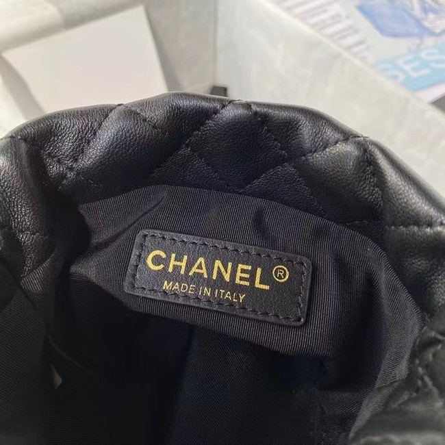 Chanel mini drawstring bag AS2518 black