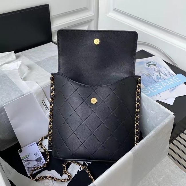 Chanel small hobo bag AS2543 AS2542 black