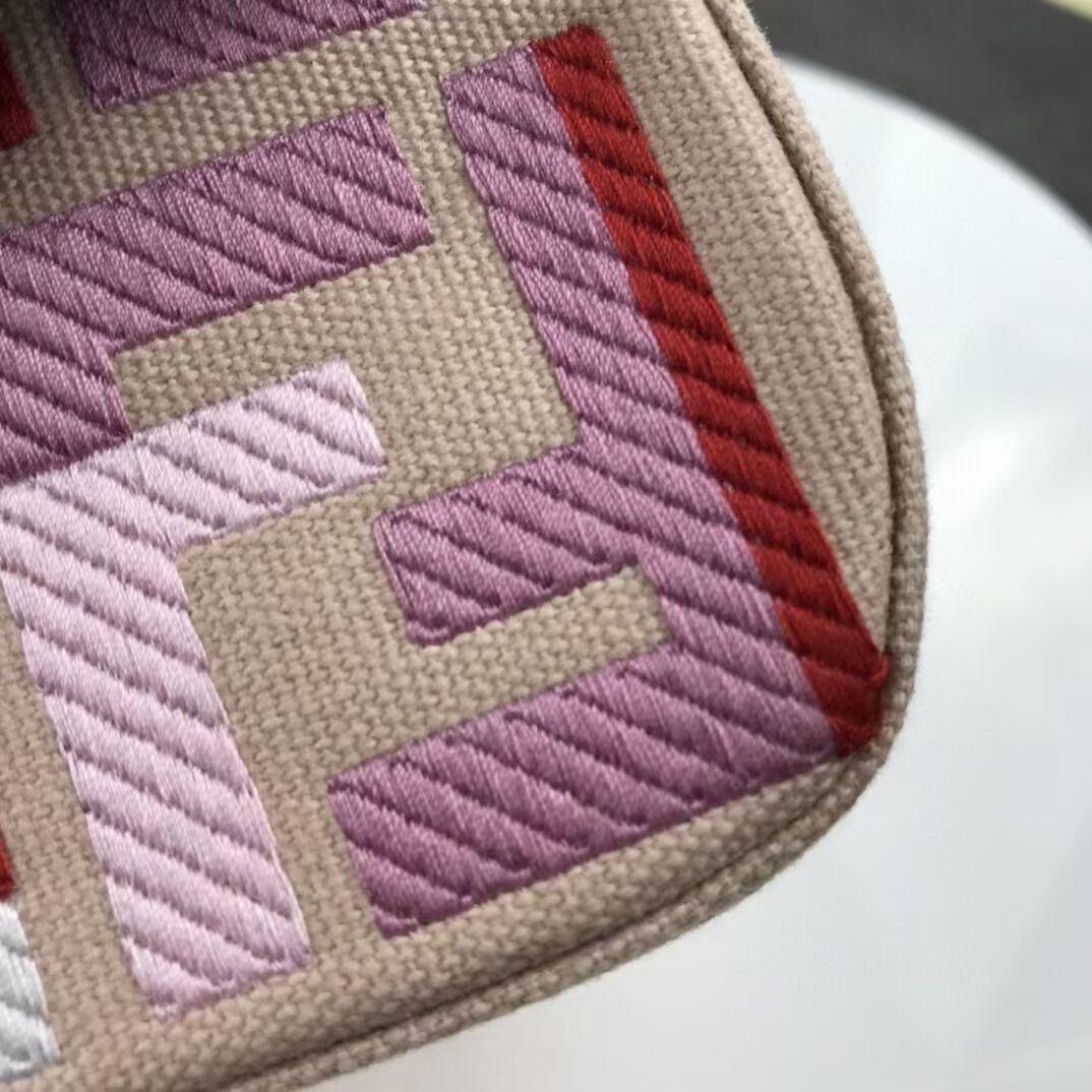 FENDI fabric bag F1230 pink