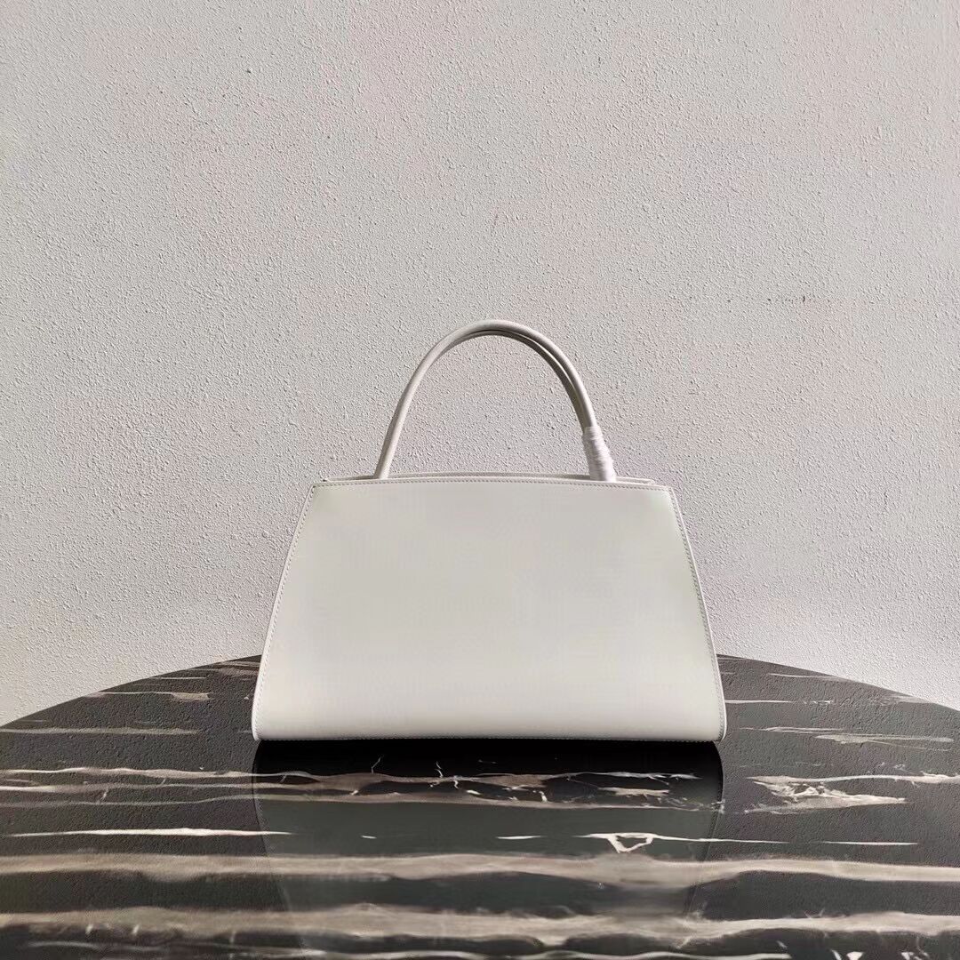 Prada Nappa Leather Prada Symbole bag 1BB327 white