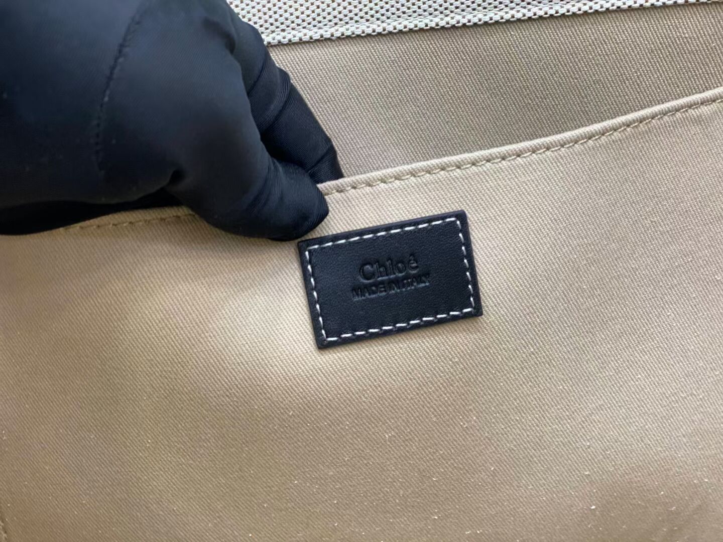 Chloe Cloth & leather 6C026 black