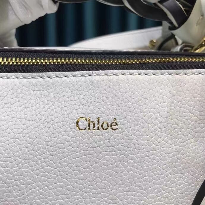 Chloe Original Calfskin Leather Bag 6C081 white