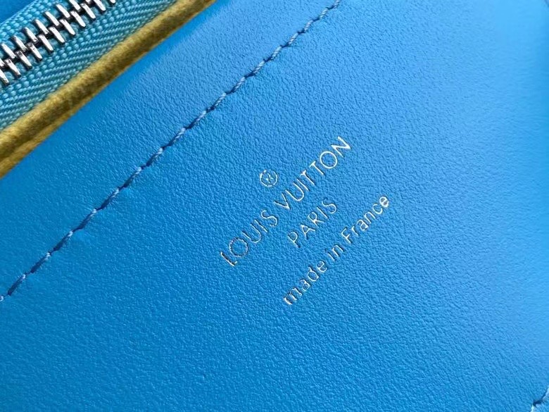 Louis Vuitton POCHETTE COUSSIN M80744 Mint Green & Yellow