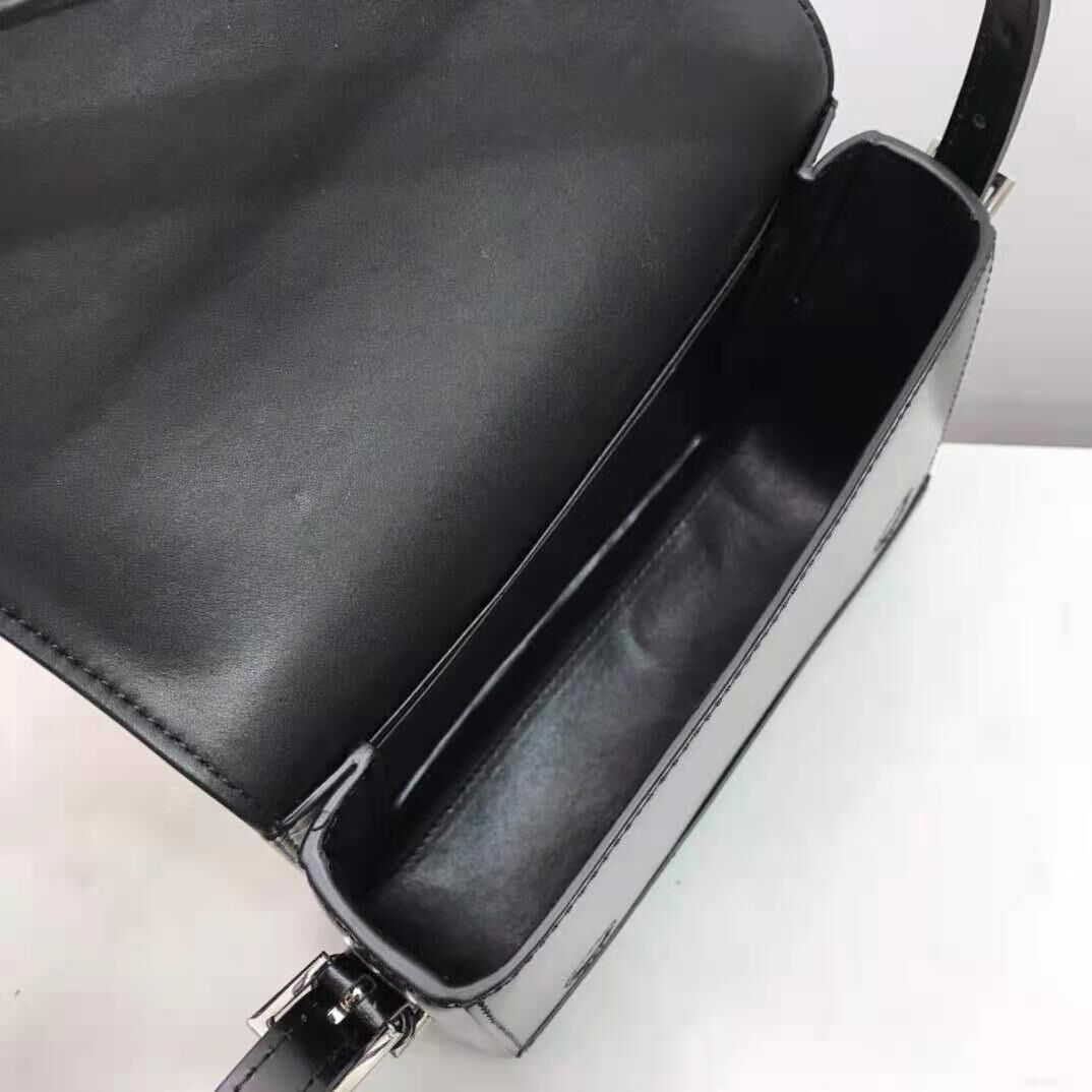 BurBerry Original Leather Shoulder Bag BU55659 Black