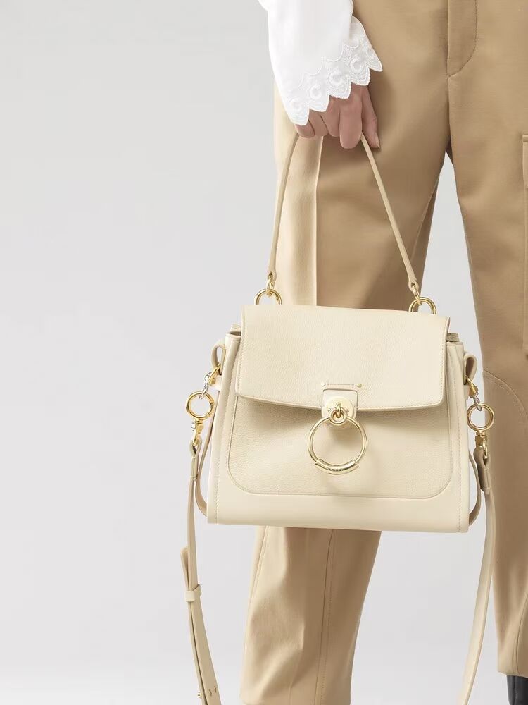 Chloe Original Calfskin Leather Bag C1142L cream