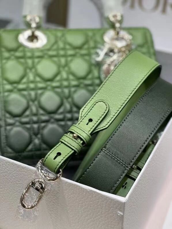 LADY DIOR MY ABCDIOR BAG green Gradient Cannage Lambskin M0538OS