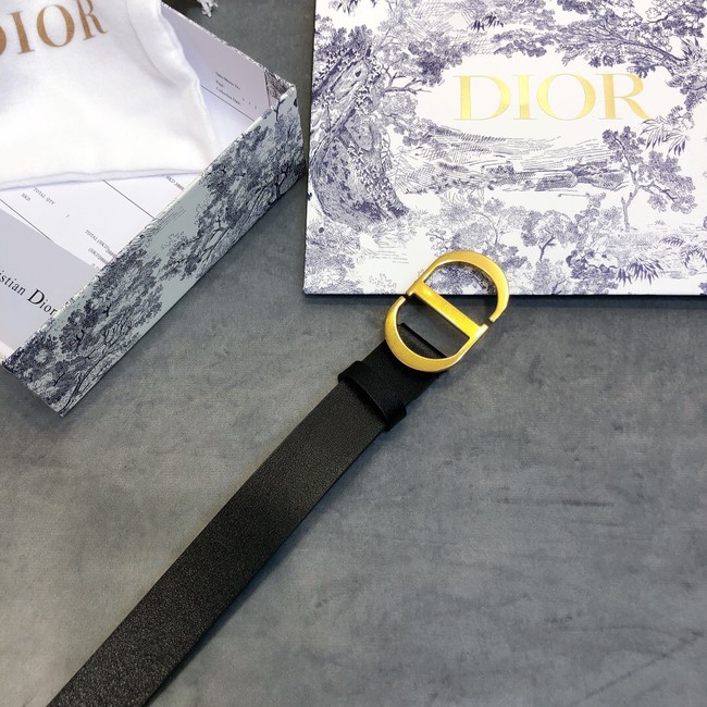 Dior Calf Leather Belt 30MM 2658 black