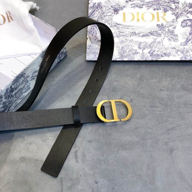 Dior Calf Leather Belt 30MM 2658 black