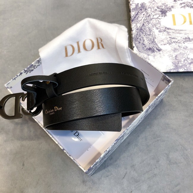Dior Calf Leather Belt 35MM 2659 black