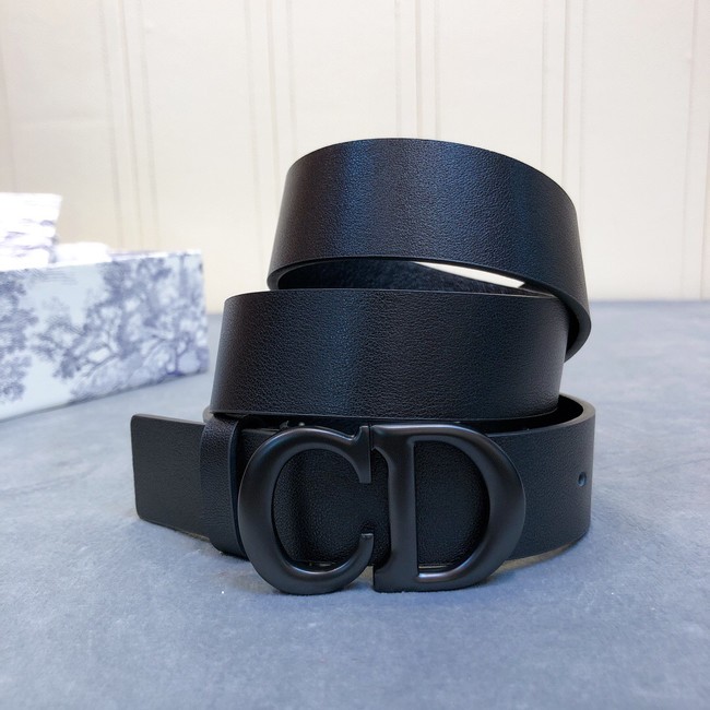 Dior Calf Leather Belt 35MM 2659 black