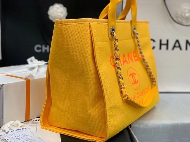 Chanel Original large shopping bag 66941 yellow