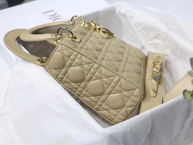 LADY DIOR MY ABCDIOR BAG Cannage Lambskin M0538O Beige