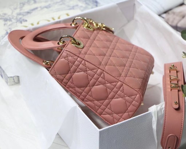 LADY DIOR MY ABCDIOR BAG Cannage Lambskin M0538O pink