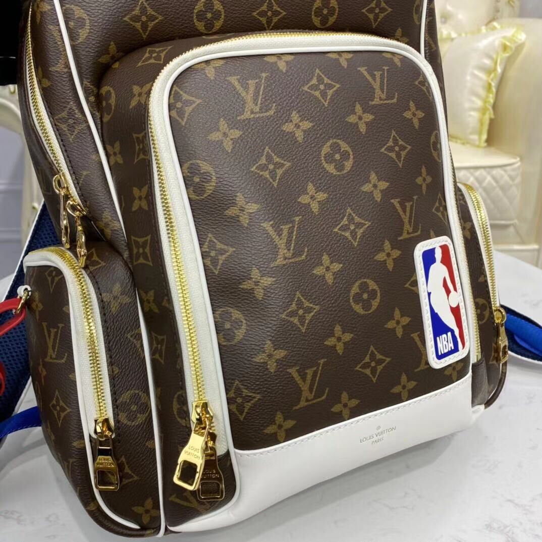 Louis Vuitton Monogram Canvas Backpack M57977 White