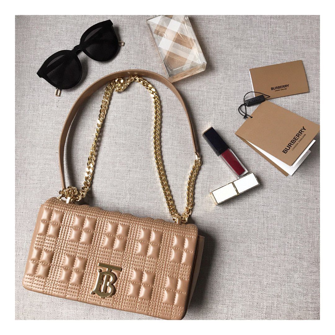 BurBerry Leather Shoulder Bag 7462 Khaki