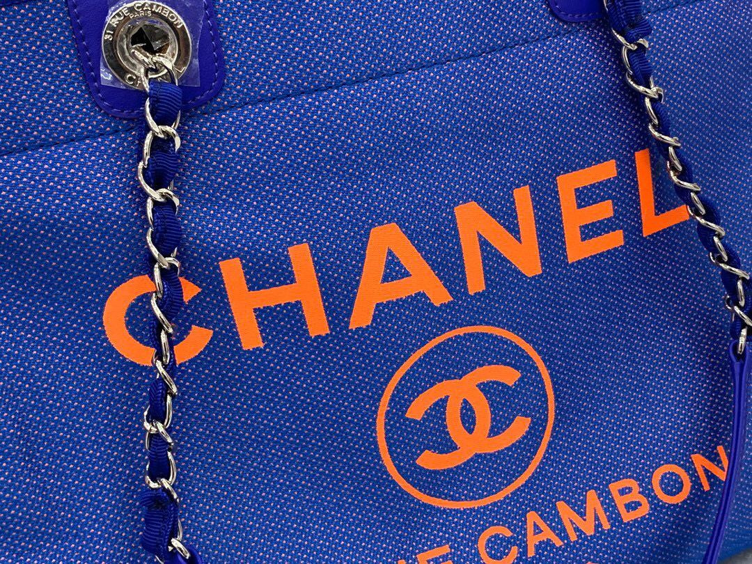 Chanel Original Medium Shopping Bag 67001 Blue