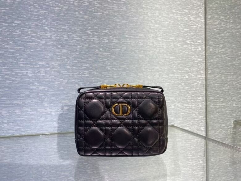 DIOR Black Cannage Supple Calfskin C2171