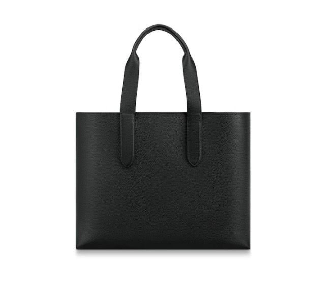 Louis Vuitton Cabas Voyage Taurillon Leather Bag M52817 Black