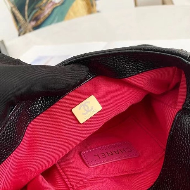Chanel Flap Shoulder Bag Original leather AS2482 black