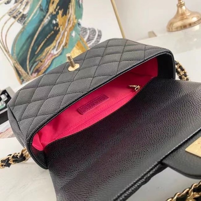 Chanel Flap Shoulder Bag Original leather AS2528 black