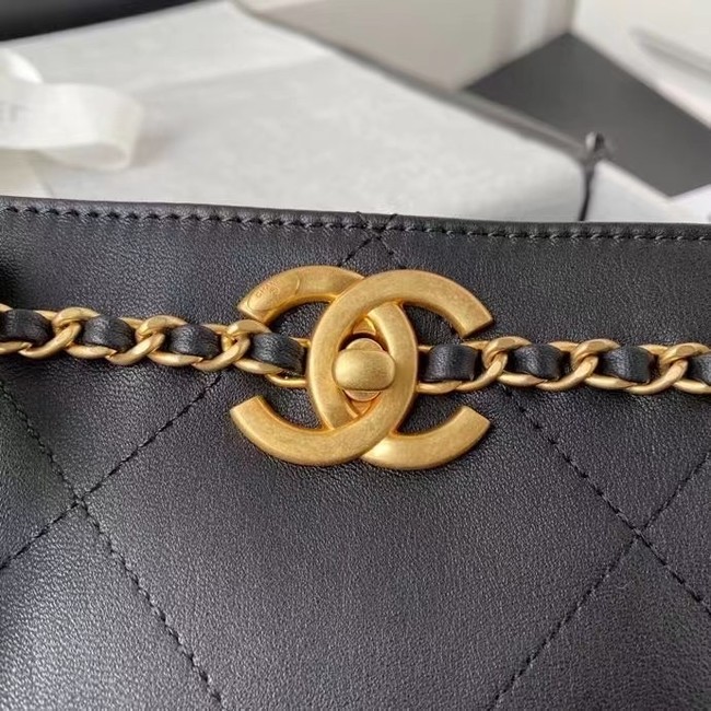 Chanel Original Leather Shopping Bag AS2374 black