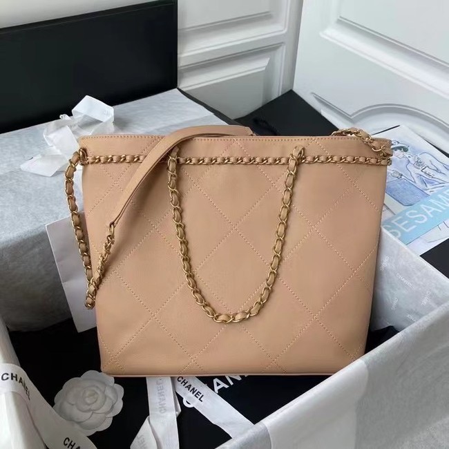Chanel Original Leather Shopping Bag AS2374 pink