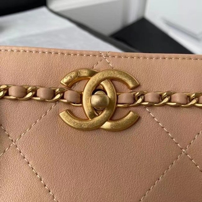 Chanel Original Leather Shopping Bag AS2374 pink