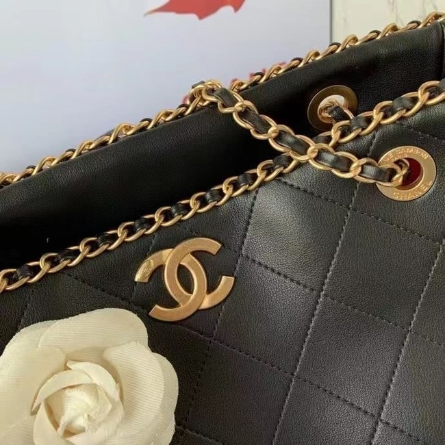 Chanel Original Leather Shopping Bag AS8018 black