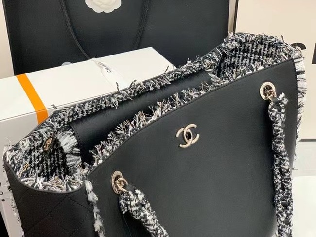 Chanel Original Leather Shopping Bag AS8485 black