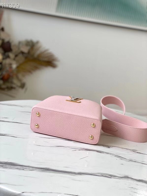 Louis Vuitton CAPUCINES MINI M56983 light pink