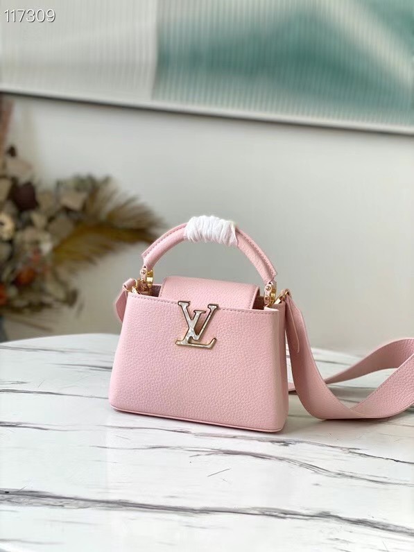 Louis Vuitton CAPUCINES MINI M56982 light pink