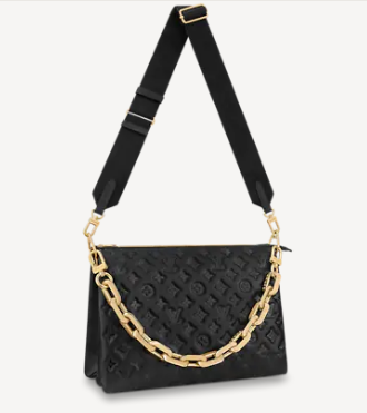 Louis Vuitton COUSSIN MM M57783 black