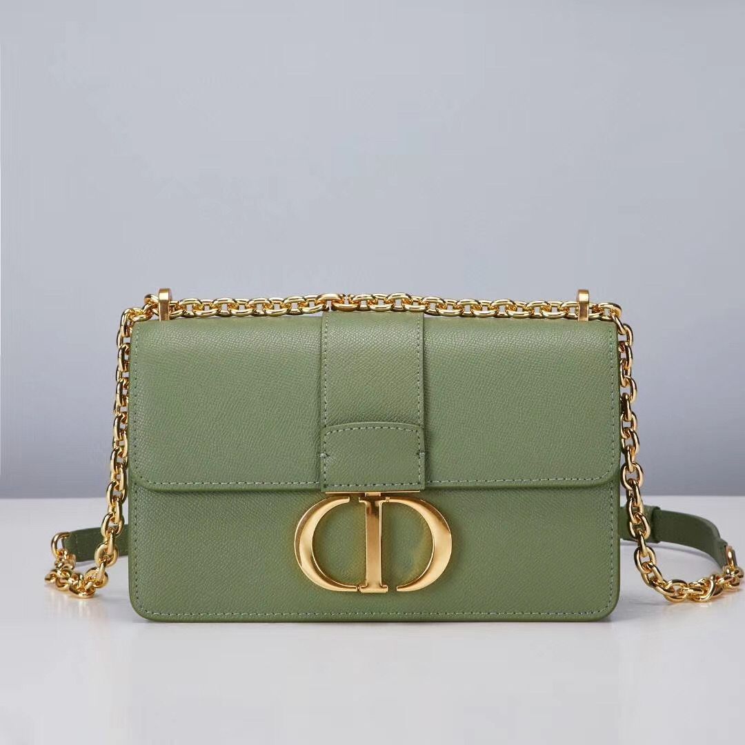 DIOR 30 MONTAIGNE BAG Box Calfskin M9203UM Matcha green