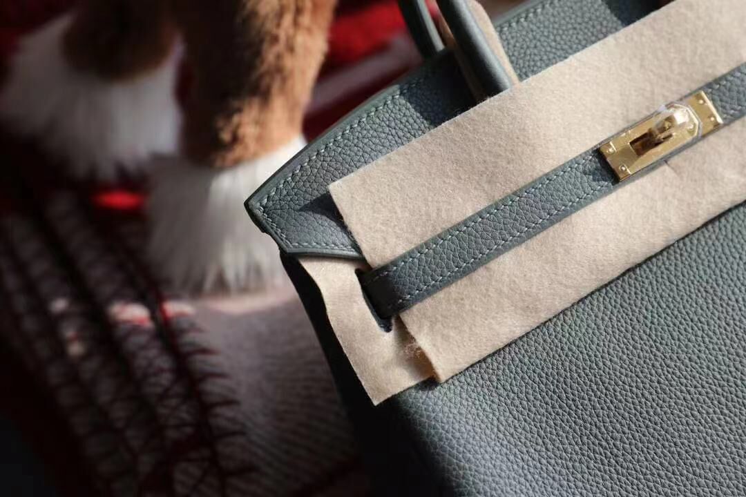 Hermes Birkin Bag Original Leather 35CM 17825 Almond Green