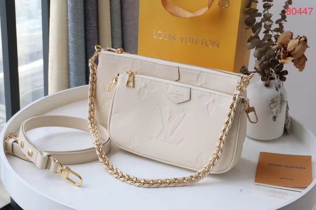 Louis Vuitton MULTI POCHETTE ACCESSOIRES M45777 white