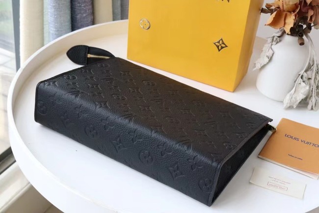 Louis Vuitton Monogram Empreinte POCHETTE VOYAGE MM M41058 black