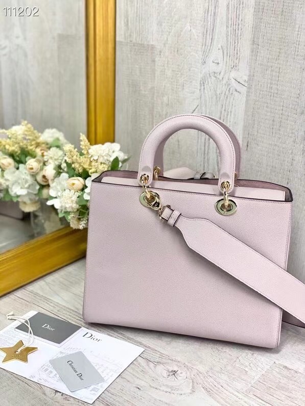 DIOR LADY BAG Gradient Cannage Lambskin M0584 light pink