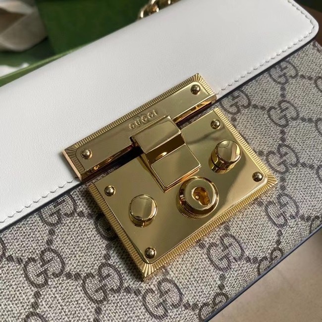 Gucci Padlock small shoulder bag 409487 White