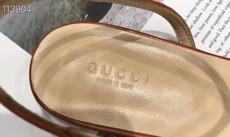 Gucci Leather Double G sandal GG1533BL-8
