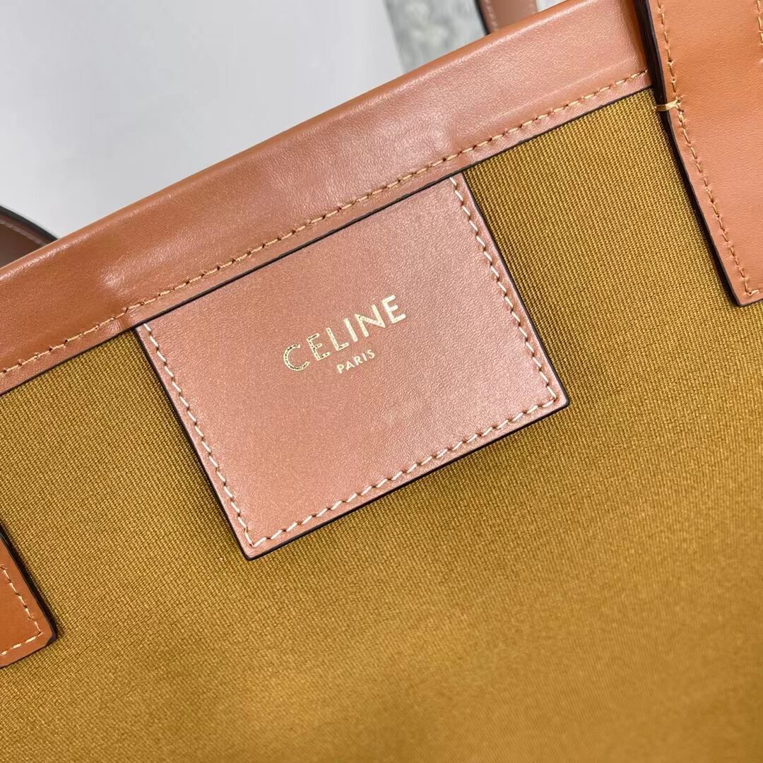 Celine MEDIUM COUFFIN BAG IN TRIOMPHE CANVAS CELINE PRINT 196262 green