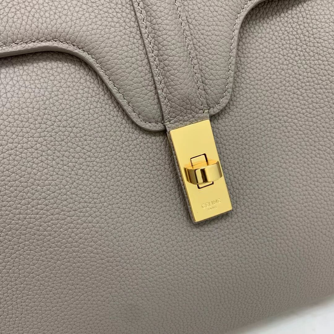 Celine MEDIUM SOFT 16 BAG IN SMOOTH CALFSKIN CR94043 grey