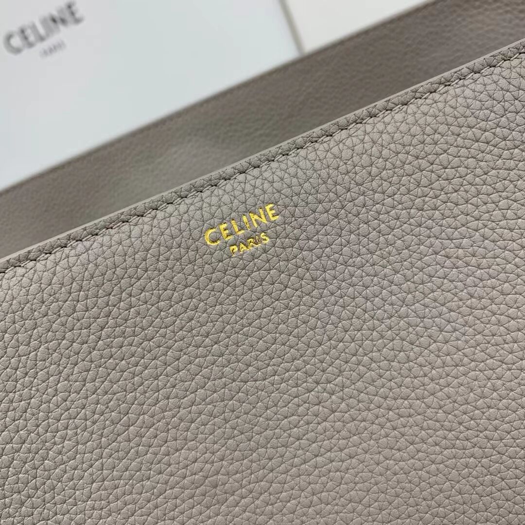 Celine MEDIUM SOFT 16 BAG IN SMOOTH CALFSKIN CR94043 grey