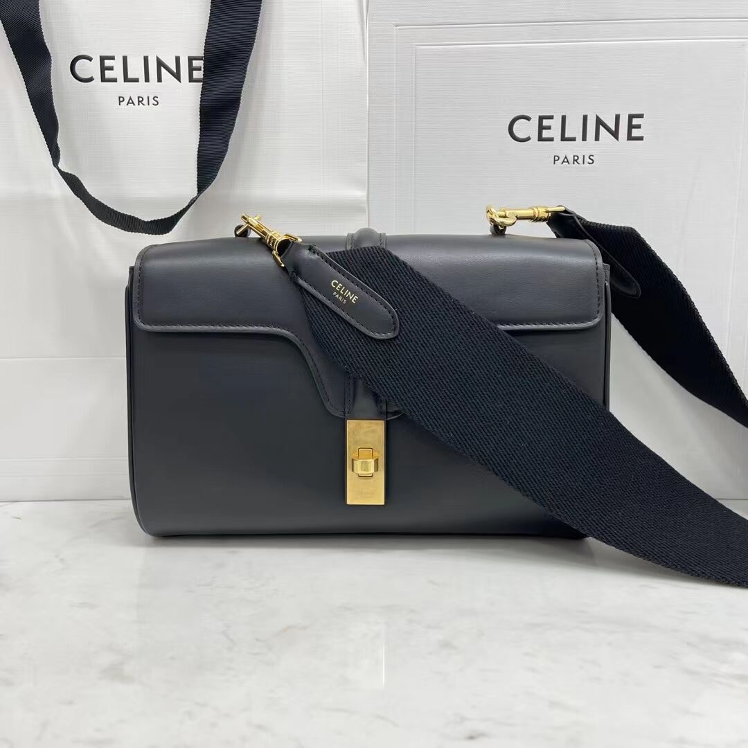 Celine TEEN SOFT 16 IN SMOOTH CALFSKIN 196853 black