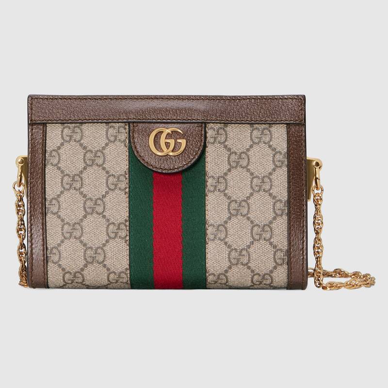 Gucci Ophidia mini shoulder bag 602676 brown