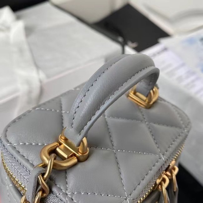Chanel Original Small classic chain box handbag AP2198 grey