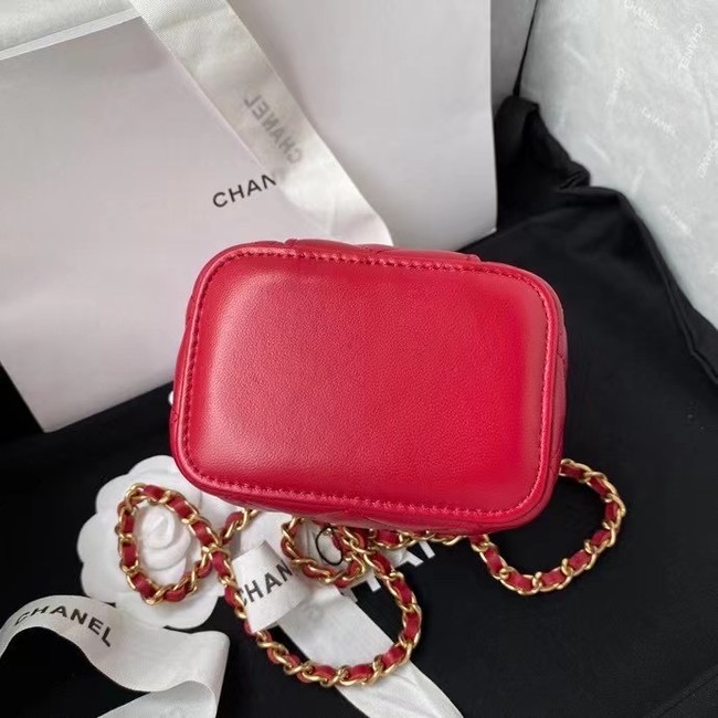 Chanel Original Small classic chain box handbag AP2198 red